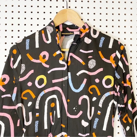 *RARE* like new Nooworks Devo Suit (long sleeve jumpsuit) in Candy, S - Picture 5 of 10